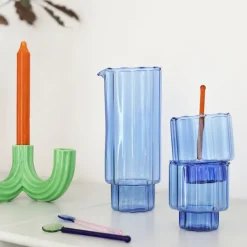 Bougies, Bougeoirs Et Allumettes^&klevering Bougeoir Churros Bleu