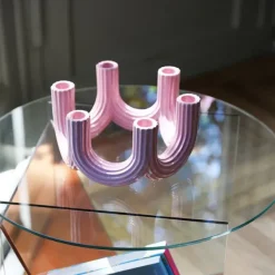Bougies, Bougeoirs Et Allumettes^&klevering Bougeoir Churros Bleu