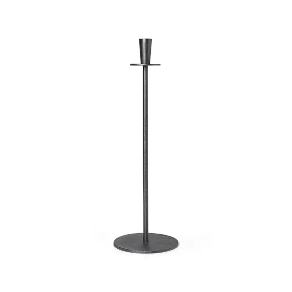 Bougies, Bougeoirs Et Allumettes^Ferm Living Bougeoir Hoy Casted - H 55 Cm - Noir