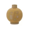 Bougies, Bougeoirs Et Allumettes^Bloomingville Bougeoir Jilian Brun En Gres - O 12,5 X H 15 Cm