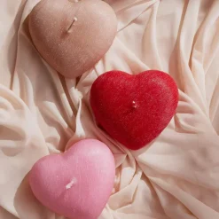 Bougies, Bougeoirs Et Allumettes^Sélectionné par Fleux Bougie Twist Hearts Rose