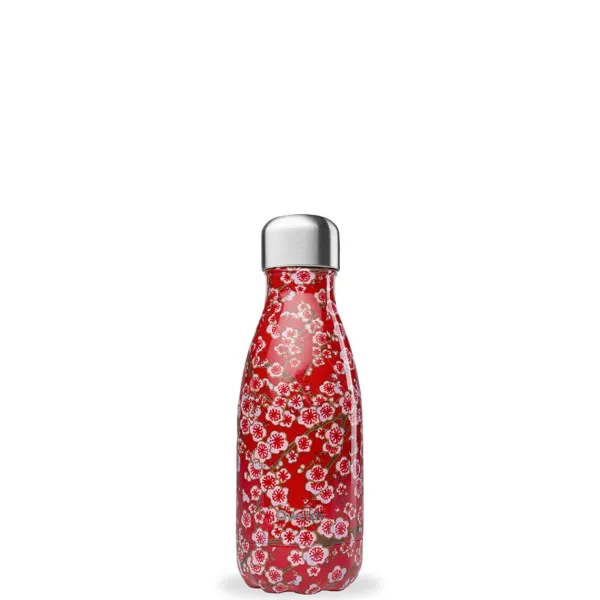 Bouteilles & Lunch Box^Qwetch Bouteille Isotherme 260 Ml Flowers Rouge