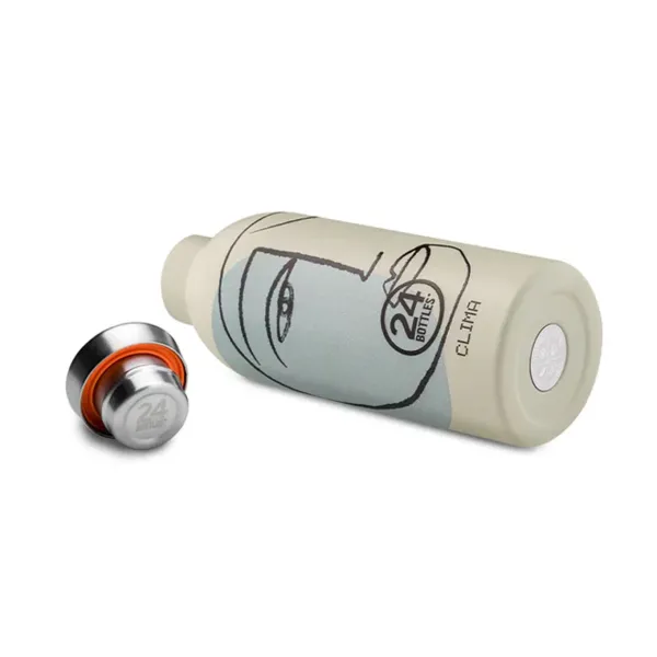Bouteilles & Lunch Box^24bottles Bouteille Isotherme Clima - White Calypso - 500 Ml