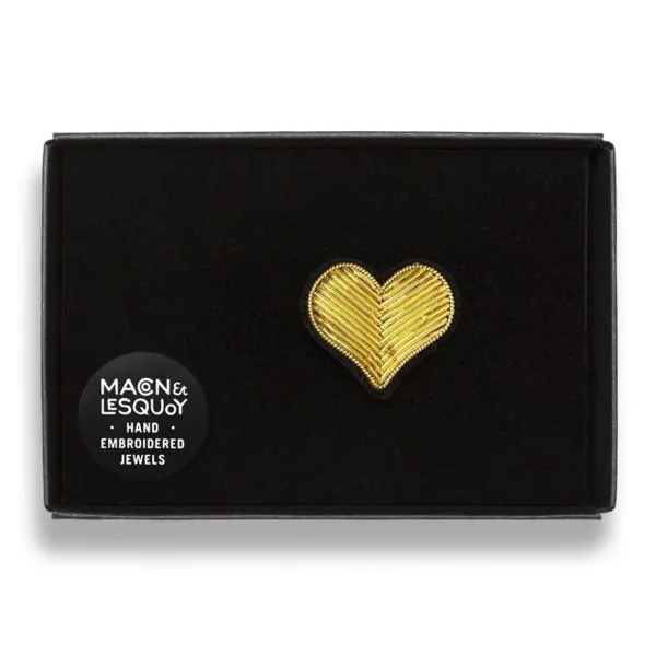 Broches & Pin's^Macon&Lesquoy Broche Coeur Or