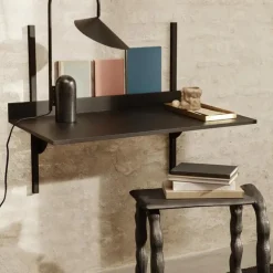 Bureaux & Secrétaires^Ferm Living Bureau Sector Ash - H 66,5 X 45,1 Cm - Noir