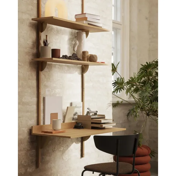Bureaux & Secrétaires^Ferm Living Bureau Sector Laiton / Oak