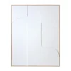 Affiches & Tableaux^HK Living Cadre Relief Art A - 100 X 123 Cm - Blanc Xl