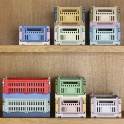 Paniers & Boîtes^Hay Caisse Crate Mix S - Dusty Jaune