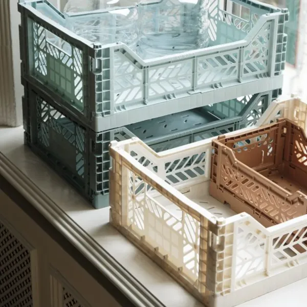 Paniers & Boîtes^Hay Caisse Crate S - Blanc Creme