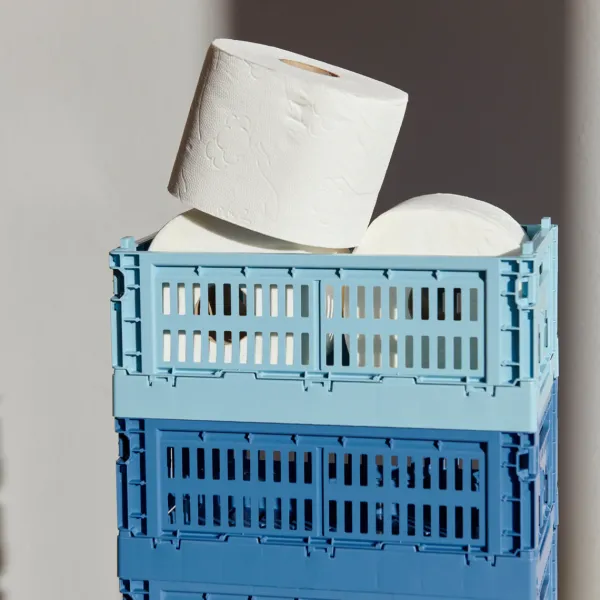 Paniers & Boîtes^Hay Caisse Crate S - Bleu Dusty