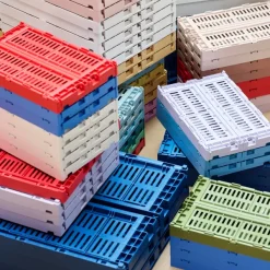 Paniers & Boîtes^Hay Caisse Crate S - Bleu Electrique