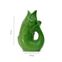 Vases^Sélectionné par Fleux Carafe / Vase Monsieur Carafon Poisson - Vert Bay