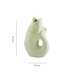 Vases^Sélectionné par Fleux Carafe / Vase Monsieur Carafon Poisson - Vert Mousse