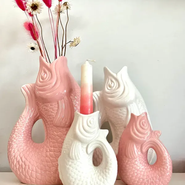 Vases^Sélectionné par Fleux Carafe / Vase Monsieur Carafon Poisson - Rose