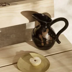 Carafes & Verres^Ferm Living Carafe Verso En Gres - Noir/Brun