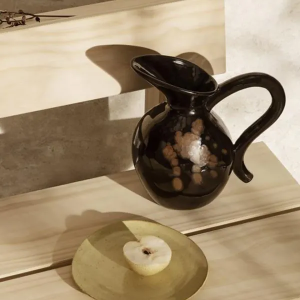 Carafes & Verres^Ferm Living Carafe Verso En Gres - Noir/Brun