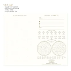 Papeterie^Sélectionné par Fleux Carnet Constellations - Bleu Marine