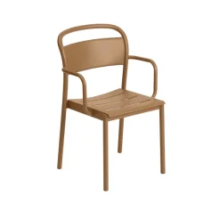 Chaises^Muuto Chaise Accoudoirs Linear Steel Burnt Orange
