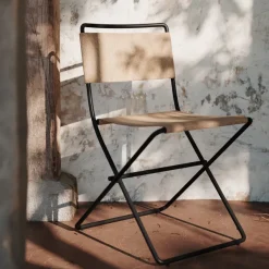 Chaises^Ferm Living Chaise Dining Desert - Sable/Noir