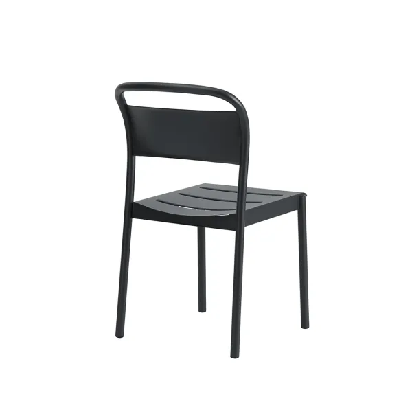Chaises^Muuto Chaise Linear Steel Black