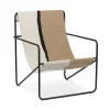 Fauteuils & Repose-Pieds^Ferm Living Chaise Lounge Desert Black / Soil