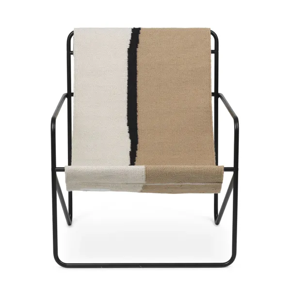 Fauteuils & Repose-Pieds^Ferm Living Chaise Lounge Desert Black / Soil