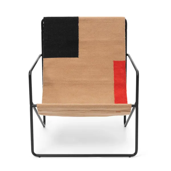 Fauteuils & Repose-Pieds^Ferm Living Chaise Lounge Desert Black / Block