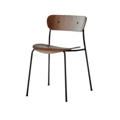 Chaises^And Tradition Chaise Pavilion Av1 Noyer - Pieds Noirs