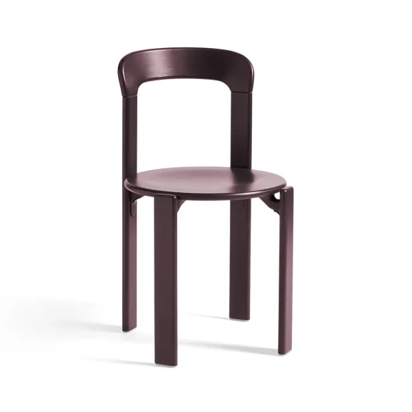 Chaises^Hay Chaise Rey En Hetre - O 49 X H 80 Cm - Rouge