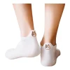 Chaussettes^Tites Chaussettes Chaussettes Languette Chat 35/42 - Blanc