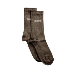 Chaussettes^Félicie Aussi Chaussettes Paillettes Bichette 36/40 - Marron