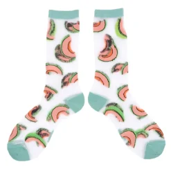 Chaussettes^Coucou Suzette Chaussettes Transparentes Melons