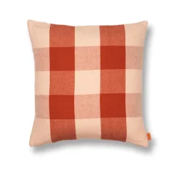 Coussins^Ferm Living Coussin Grand A Carreaux En Lin Et Coton