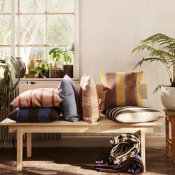 Coussins^Ferm Living Coussin Grand A Rayures En Lin Et Coton