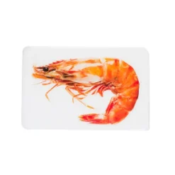 Art Mural^Stigerwoods Décoration Murale Crevette Geante Sur Fond Blanc - 29 Cm X 20 Cm