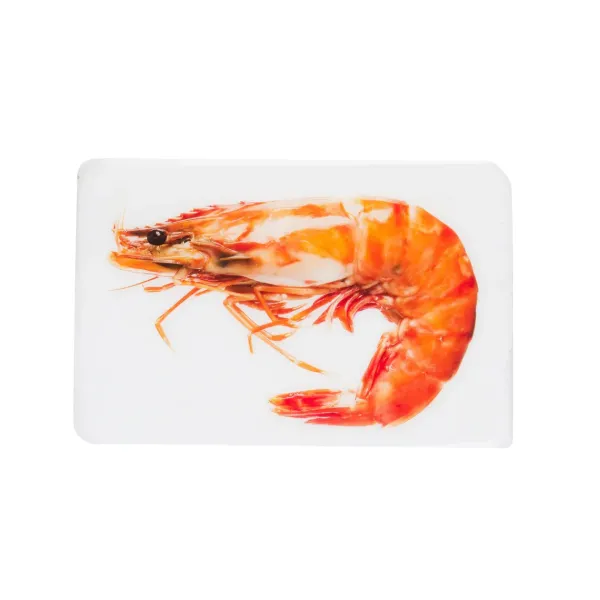 Art Mural^Stigerwoods Décoration Murale Crevette Geante Sur Fond Blanc - 29 Cm X 20 Cm