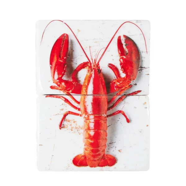 Art Mural^Stigerwoods Décoration Murale Homard Rouge / Fond Blanc - 29 X 40 Cm