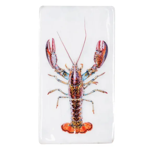 Art Mural^Stigerwoods Décoration Murale Homard Sur Fond Blanc - 20 X 35 Cm