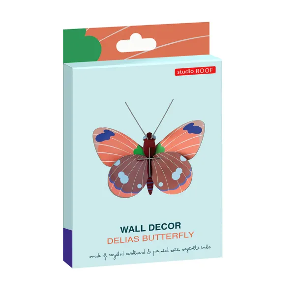 Art Mural^Studio Roof Décoration Murale Papillon Delias En Carton Recycle