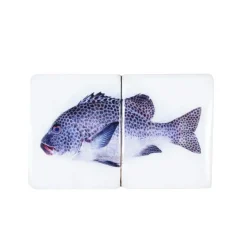 Art Mural^Stigerwoods Décoration Murale Poisson Arlequin Sur Fond Blanc - 40 Cm X 20 Cm