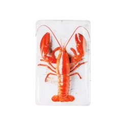 Art Mural^Stigerwoods Décoration Murale Twin Homard Rouge #1 Sur Fond Blanc - 20 Cm X 29 Cm