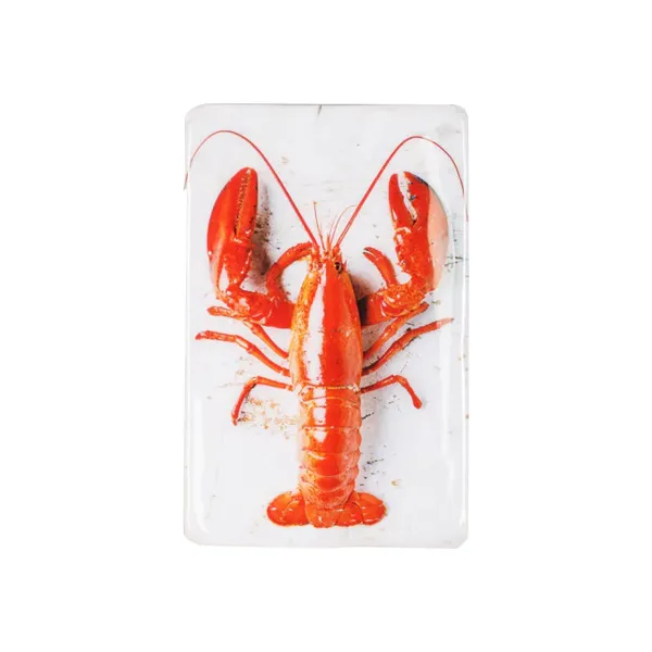 Art Mural^Stigerwoods Décoration Murale Twin Homard Rouge #1 Sur Fond Blanc - 20 Cm X 29 Cm