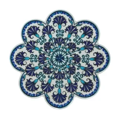 Plats & Plateaux^Sélectionné par Fleux Dessous De Plat Fleur En Ceramique - Bleu