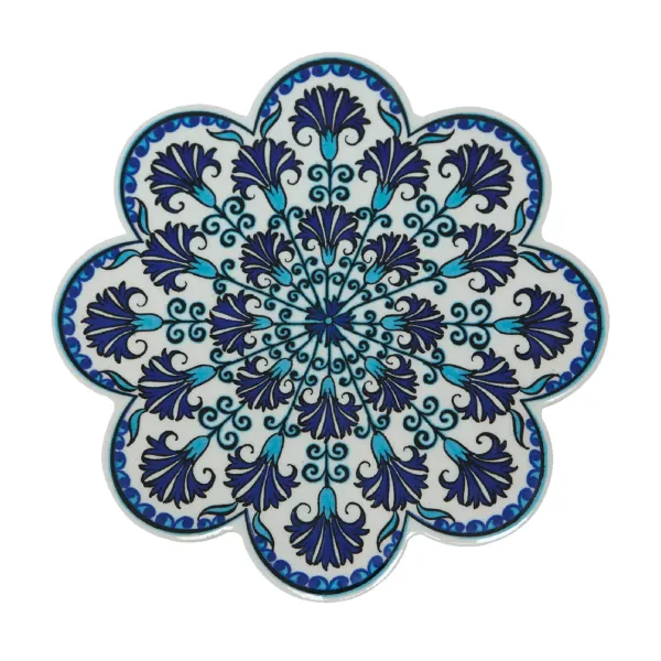 Plats & Plateaux^Sélectionné par Fleux Dessous De Plat Fleur En Ceramique - Bleu