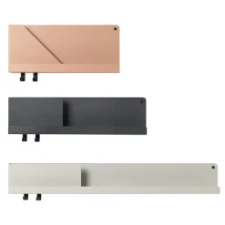 Etagères^Muuto Etagere Murale Folded Gris L