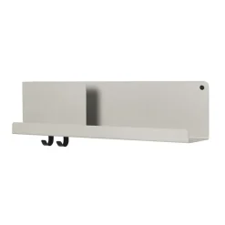 Etagères^Muuto Etagere Murale Folded Gris M