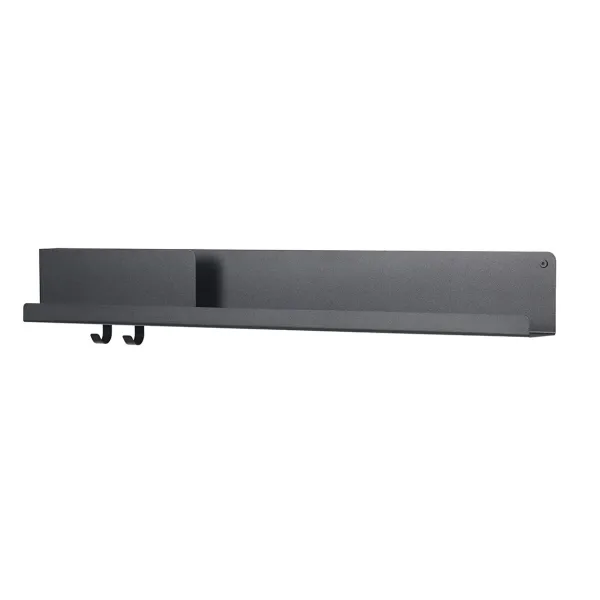 Etagères^Muuto Etagere Murale Folded Noir L