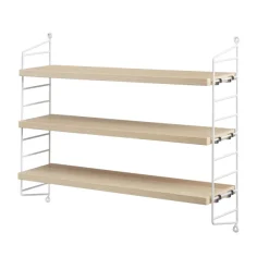 Etagères^String Furniture Etagere String Pocket - Frene Et Blanc