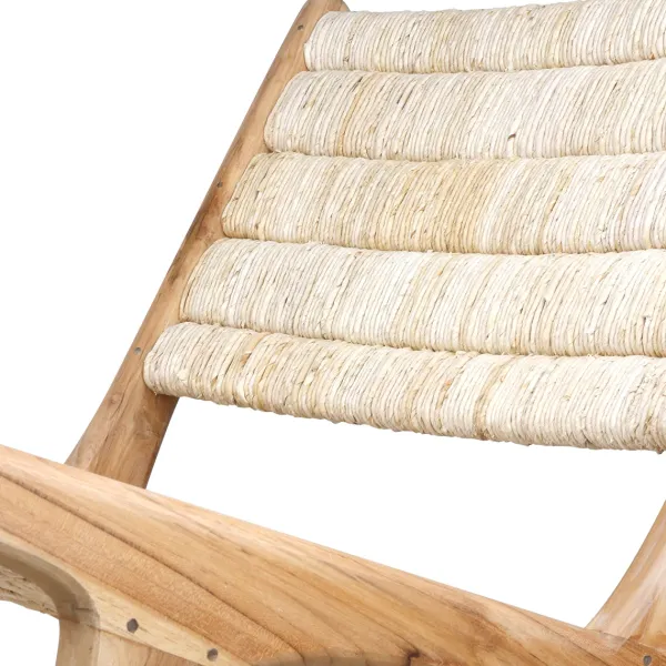 Fauteuils & Repose-Pieds^HK Living Fauteuil Lounge Teak