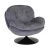 Fauteuils & Repose-Pieds^Sélectionné par Fleux Fauteuil Memento En Velours - 81 X 86 X 83 Cm - Gris
